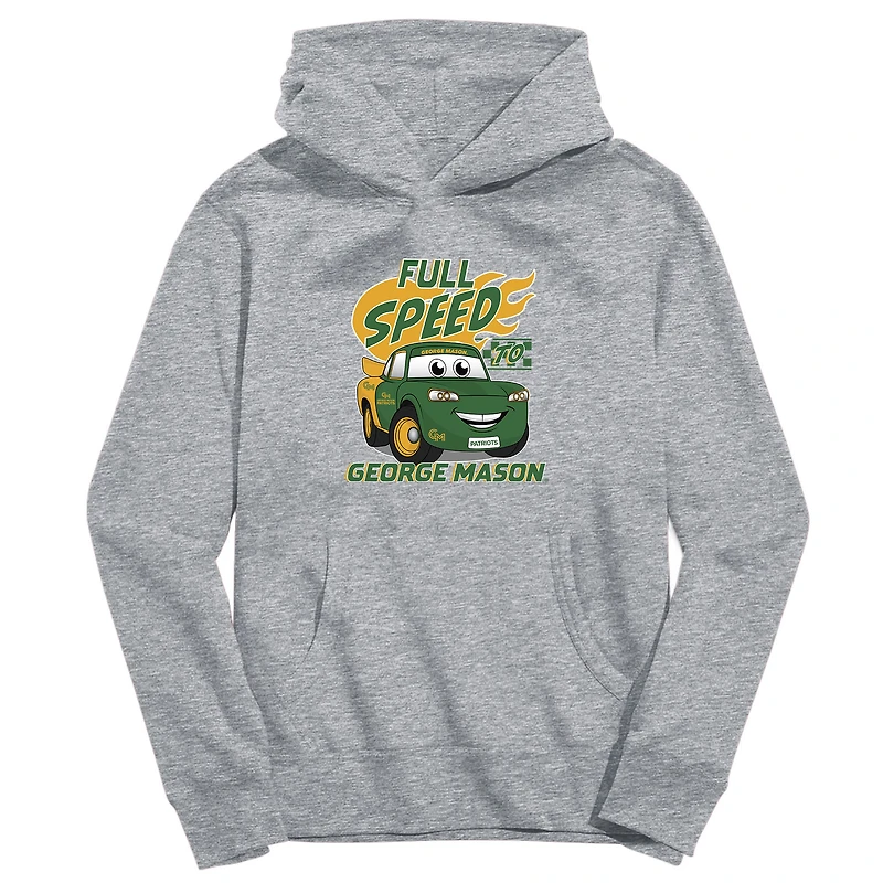 Toddler Vive La Fete Gray George Mason Patriots Full Speed Pullover Hoodie