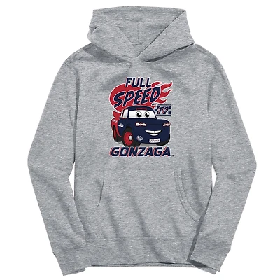 Toddler Vive La Fete Gray Gonzaga Bulldogs Full Speed Pullover Hoodie