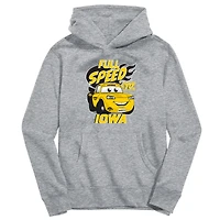 Toddler Vive La Fete Gray Iowa Hawkeyes Full Speed Pullover Hoodie