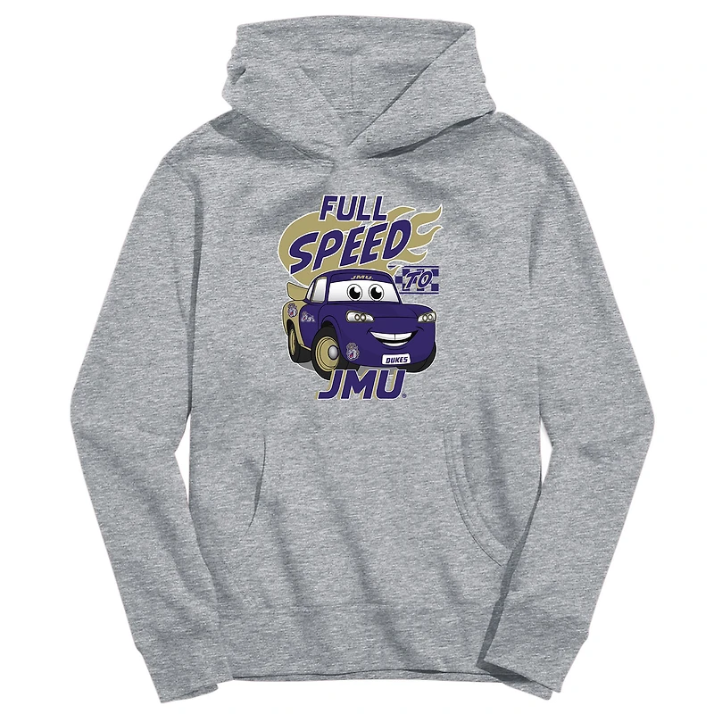 Toddler Vive La Fete Gray James Madison Dukes Full Speed Pullover Hoodie