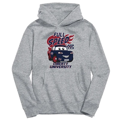 Toddler Vive La Fete Gray Liberty Flames Full Speed Pullover Hoodie