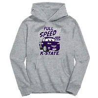 Toddler Vive La Fete Gray Kansas State Wildcats Full Speed Pullover Hoodie
