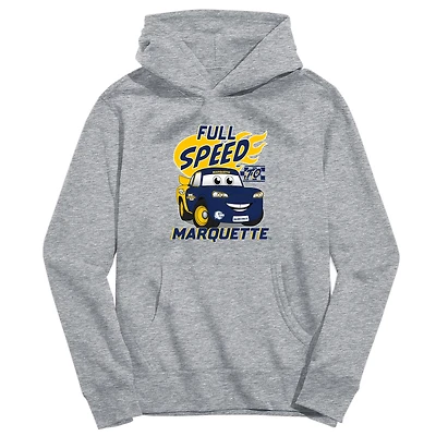 Toddler Vive La Fete Gray Marquette Golden Eagles Full Speed Pullover Hoodie
