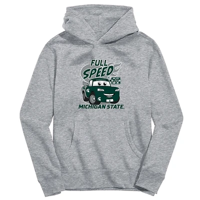 Toddler Vive La Fete Gray Michigan State Spartans Full Speed Pullover Hoodie