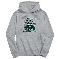 Toddler Vive La Fete Gray Michigan State Spartans Full Speed Pullover Hoodie