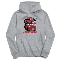 Toddler Vive La Fete Gray Louisville Cardinals Full Speed Pullover Hoodie