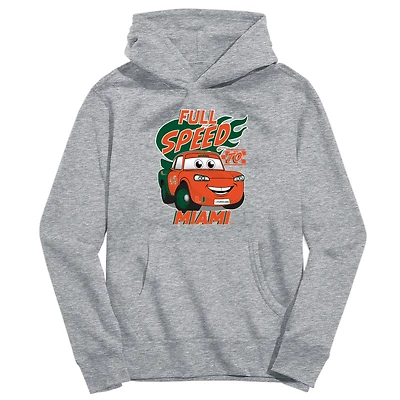 Toddler Vive La Fete Gray Miami Hurricanes Full Speed Pullover Hoodie