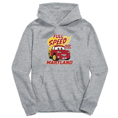 Toddler Vive La Fete Gray Maryland Terrapins Full Speed Pullover Hoodie