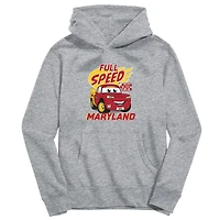 Toddler Vive La Fete Gray Maryland Terrapins Full Speed Pullover Hoodie