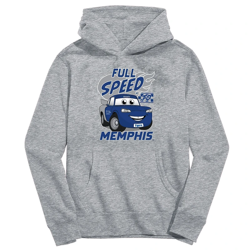 Toddler Vive La Fete Gray Memphis Tigers Full Speed Pullover Hoodie