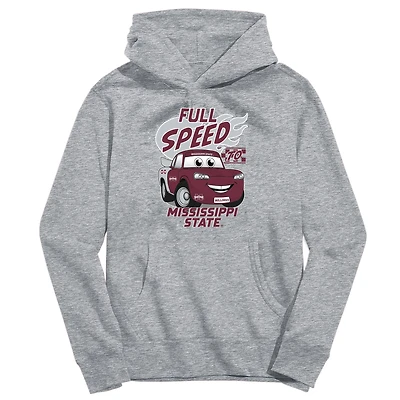 Toddler Vive La Fete Gray Mississippi State Bulldogs Full Speed Pullover Hoodie