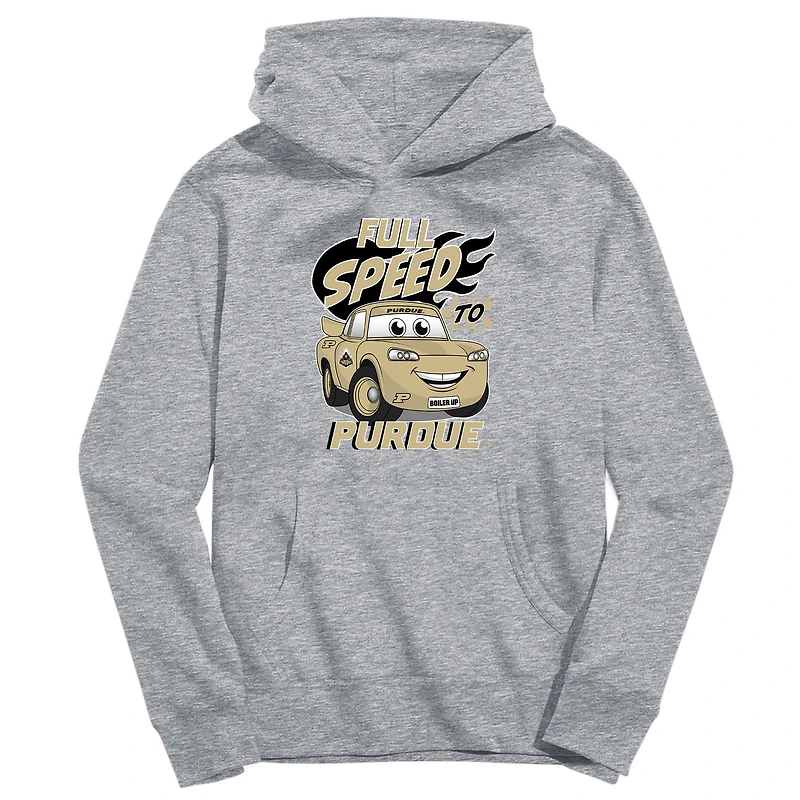 Toddler Vive La Fete Gray Purdue Boilermakers Full Speed Pullover Hoodie