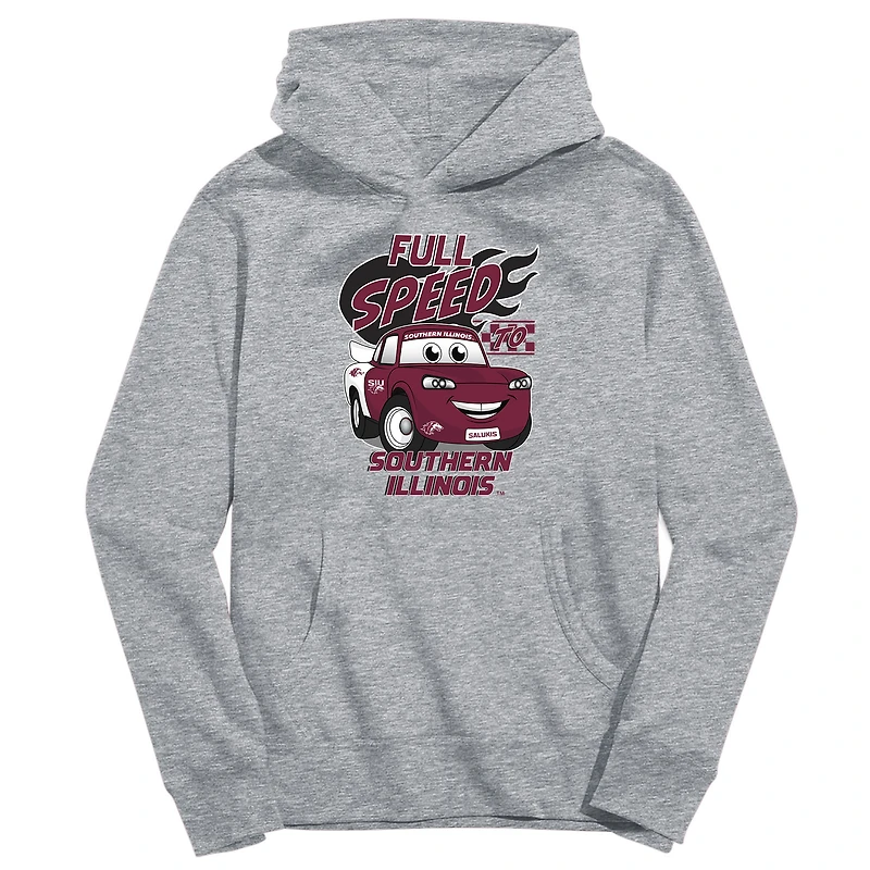 Toddler Vive La Fete Gray Southern Illinois Salukis Full Speed Pullover Hoodie