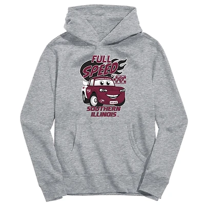 Toddler Vive La Fete Gray Southern Illinois Salukis Full Speed Pullover Hoodie