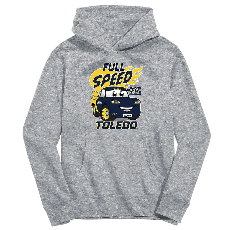 Toddler Vive La Fete Gray Toledo Rockets Full Speed Pullover Hoodie