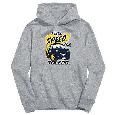 Toddler Vive La Fete Gray Toledo Rockets Full Speed Pullover Hoodie