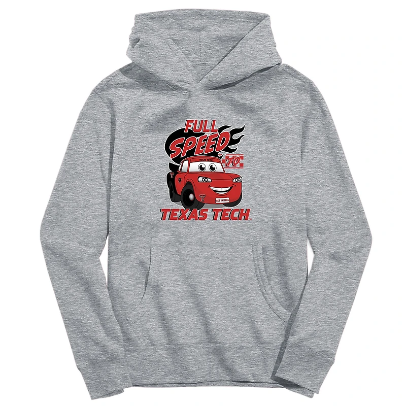 Toddler Vive La Fete Gray Texas Tech Red Raiders Full Speed Pullover Hoodie