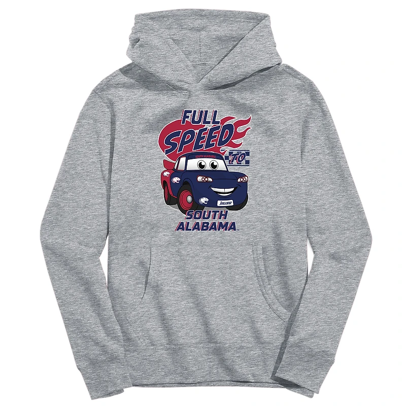 Toddler Vive La Fete Gray South Alabama Jaguars Full Speed Pullover Hoodie
