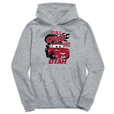 Toddler Vive La Fete Gray Utah Utes Full Speed Pullover Hoodie