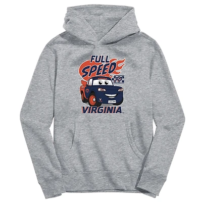 Toddler Vive La Fete Gray Virginia Cavaliers Full Speed Pullover Hoodie