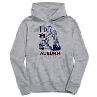 Youth Vive La Fete Gray Auburn Tigers Excavator Pullover Hoodie