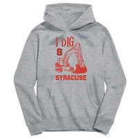 Youth Vive La Fete Gray Syracuse Orange Excavator Pullover Hoodie
