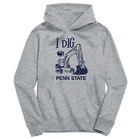 Youth Vive La Fete Gray Penn State Nittany Lions Excavator Pullover Hoodie