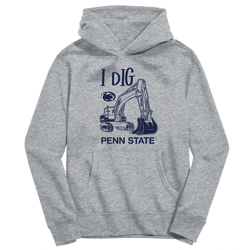 Youth Vive La Fete Gray Penn State Nittany Lions Excavator Pullover Hoodie
