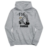 Youth Vive La Fete Gray Purdue Boilermakers Excavator Pullover Hoodie
