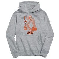 Youth Vive La Fete Gray Oklahoma State Cowboys Excavator Pullover Hoodie
