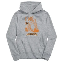 Youth Vive La Fete Gray Mercer Bears Excavator Pullover Hoodie