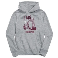 Youth Vive La Fete Gray Fordham Rams Excavator Pullover Hoodie