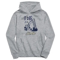 Youth Vive La Fete Gray Georgia Southern Eagles Excavator Pullover Hoodie