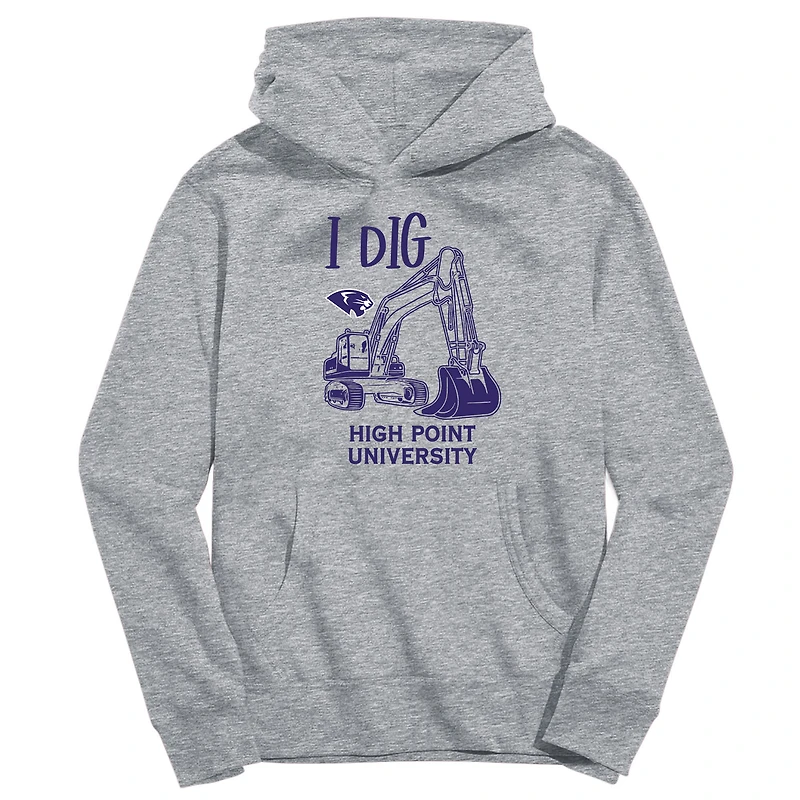 Youth Vive La Fete Gray High Point Panthers Excavator Pullover Hoodie