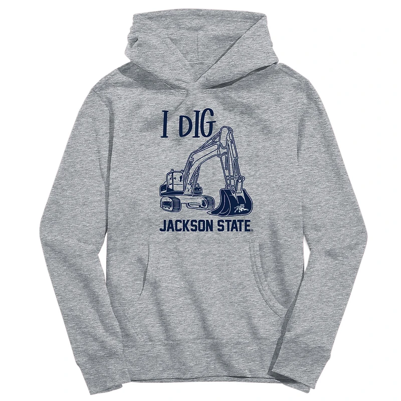 Toddler Vive La Fete Gray Jackson State Tigers Excavator Pullover Hoodie