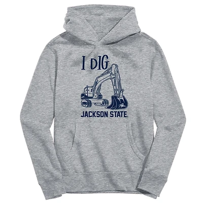 Toddler Vive La Fete Gray Jackson State Tigers Excavator Pullover Hoodie