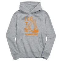 Toddler Vive La Fete Gray Tennessee Volunteers Excavator Pullover Hoodie