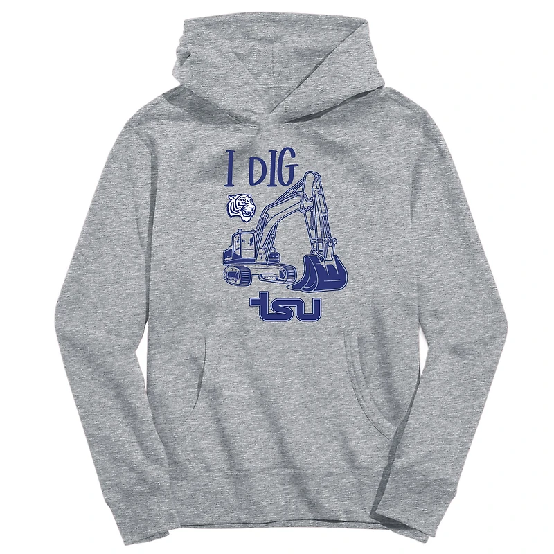 Toddler Vive La Fete Gray Tennessee State Tigers Excavator Pullover Hoodie