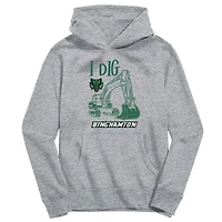 Toddler Vive La Fete Gray Binghamton Bearcats Excavator Pullover Hoodie