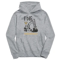 Toddler Vive La Fete Gray Vanderbilt Commodores Excavator Pullover Hoodie