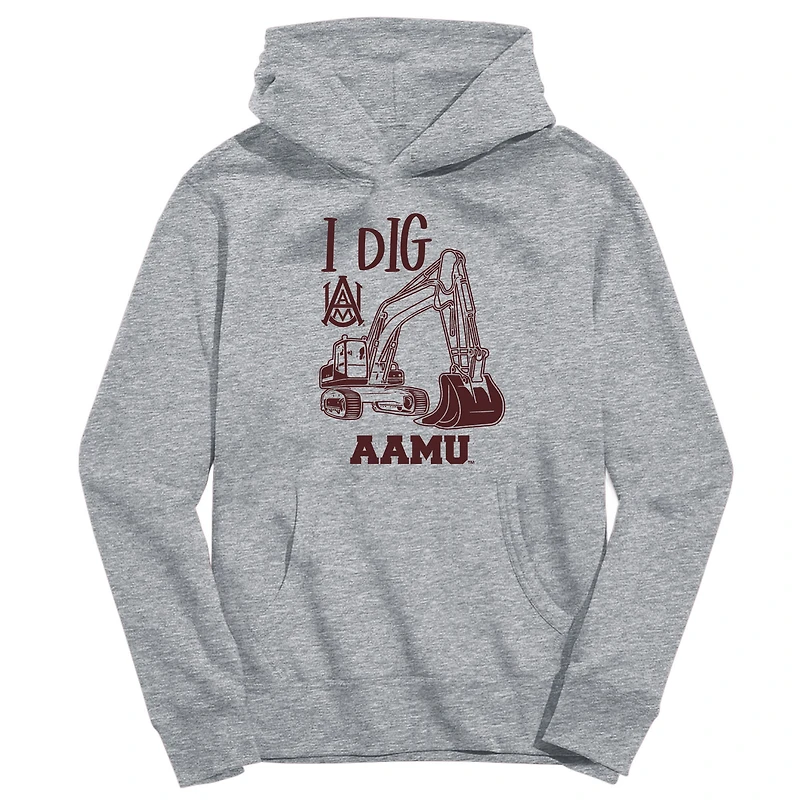 Toddler Vive La Fete Gray Alabama A&M Bulldogs Excavator Pullover Hoodie