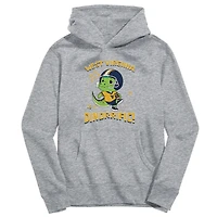 Youth Vive La Fete Gray West Virginia Mountaineers Dino-Rrific Pullover Hoodie