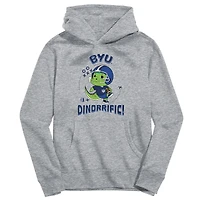 Youth Vive La Fete Gray BYU Cougars Dino-Rrific Pullover Hoodie