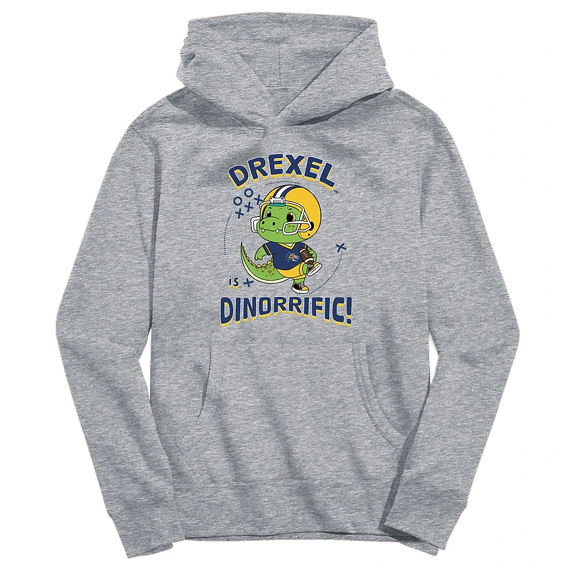 Youth Vive La Fete Gray Drexel Dragons Dino-Rrific Pullover Hoodie