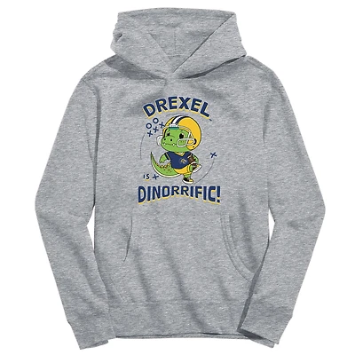 Youth Vive La Fete Gray Drexel Dragons Dino-Rrific Pullover Hoodie