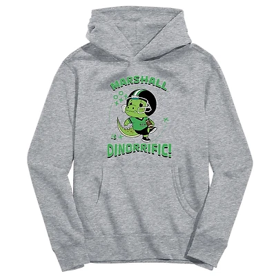 Youth Vive La Fete Gray Marshall Thundering Herd Dino-Rrific Pullover Hoodie