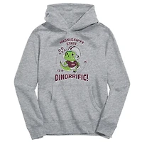 Youth Vive La Fete Gray Mississippi State Bulldogs Dino-Rrific Pullover Hoodie