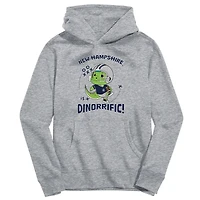Youth Vive La Fete Gray New Hampshire Wildcats Dino-Rrific Pullover Hoodie