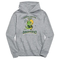 Youth Vive La Fete Gray NDSU Bison Dino-Rrific Pullover Hoodie
