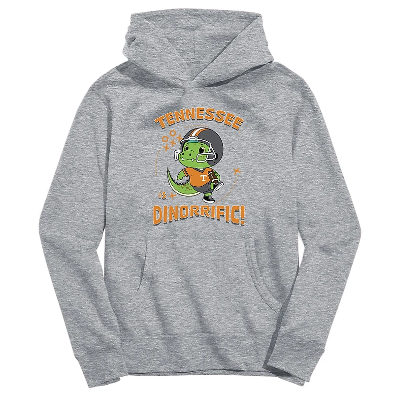 Youth Vive La Fete Gray Tennessee Volunteers Dino-Rrific Pullover Hoodie